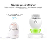 Smart Sonic Facial Cleansing Massager Brush Silicone Deep Pore Face Care Cleaner Machine