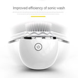 Smart Sonic Facial Cleansing Massager Brush Silicone Deep Pore Face Care Cleaner Machine