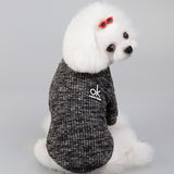 dasda  Soft Knitted Winter Dog Clothes Warm Dog Coat Small Dog Sweater Shih tzu Pug Poodle Puppy Jacket Pet Jumper Sweater For Dog Cat
