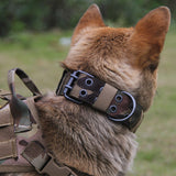 Soft Nylon Pet Dog Leather Collar Thickened Widening Metal Buckle Adjustable Dog Collar Sports Necklace For Small Large Pet Dogs
