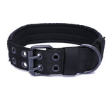 Soft Nylon Pet Dog Leather Collar Thickened Widening Metal Buckle Adjustable Dog Collar Sports Necklace For Small Large Pet Dogs