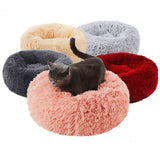 Soft Plush Pet Cat Bed Puppy Small Dog Bed Warm Winter Cushion Dog Cat Nest Bed For Chihuahua Teddy Round Cat Sleeping Beds