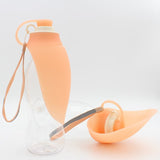 Sport Dog Water Bottle Portable Travel Dog Bowl For Puppy Cat Drinking Outdoor Dog Water Dispenser 580ML Newest Travel Cups