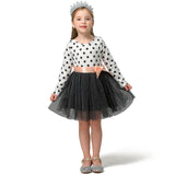 Spring Autumn Long Sleeves Children Girl Clothes Casual School Dress for Girls mini Tutu Dress Kids Girl Party Wear Clothing