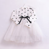 Spring Autumn Long Sleeves Children Girl Clothes Casual School Dress for Girls mini Tutu Dress Kids Girl Party Wear Clothing