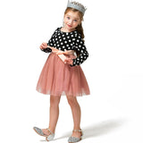 Spring Autumn Long Sleeves Children Girl Clothes Casual School Dress for Girls mini Tutu Dress Kids Girl Party Wear Clothing