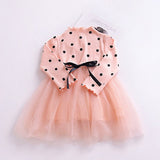 Spring Autumn Long Sleeves Children Girl Clothes Casual School Dress for Girls mini Tutu Dress Kids Girl Party Wear Clothing