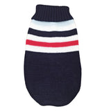 Stripe Big Dog Sweater Winter Warm Pet Clothes for Small Large Dog Chihuahua Golden Retriever Coat Puppy Suit Dogs Pets Clothing - app80