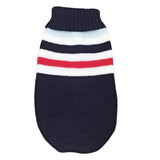 Stripe Big Dog Sweater Winter Warm Pet Clothes for Small Large Dog Chihuahua Golden Retriever Coat Puppy Suit Dogs Pets Clothing - app80