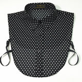 Stripe Women Fake Collar Detachable Shirt 2019 Dot Print Ladies False Collars Woman Removable Decorative Shirt Collar Denim