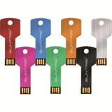 Suntrsi USB Flash Drive 128GB Metal Key Pendrive 64GB Waterproof Pen Drive USB 2.0 32GB 16GB Memory Stick USB Flash Custom Metal