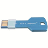 Suntrsi USB Flash Drive 128GB Metal Key Pendrive 64GB Waterproof Pen Drive USB 2.0 32GB 16GB Memory Stick USB Flash Custom Metal