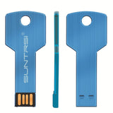 Suntrsi USB Flash Drive 128GB Metal Key Pendrive 64GB Waterproof Pen Drive USB 2.0 32GB 16GB Memory Stick USB Flash Custom Metal