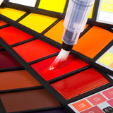 Superior 18/25/33/42 Solid Watercolor Paint Set With Water Brush Pen Foldable Travel Water Color Pigment For Draw Dropshipping