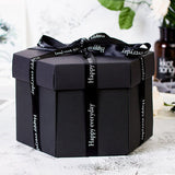 dasda  Surprise Explosion Box DIY Handmade Scrapbook Photo Album Wedding Gift Box for Valentine Christmas Gift Boxes