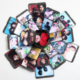 dasda  Surprise Explosion Box DIY Handmade Scrapbook Photo Album Wedding Gift Box for Valentine Christmas Gift Boxes