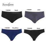 Sweeform Men Briefs 4 pcs/lot Cotton Underpants Mens Casual Seamless Underwear For Male Comfort Boxer Men Panties Underwear