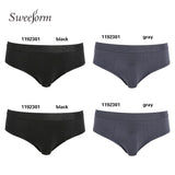 Sweeform Men Briefs 4 pcs/lot Cotton Underpants Mens Casual Seamless Underwear For Male Comfort Boxer Men Panties Underwear