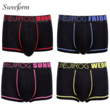 Sweeform Men Briefs 4 pcs/lot Cotton Underpants Mens Casual Seamless Underwear For Male Comfort Boxer Men Panties Underwear