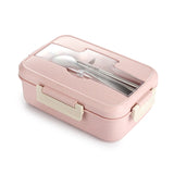 hello word  哈哈哈哈哈  TUUTH Microwave Lunch Box Wheat Straw Dinnerware Food Storage Container Children Kids School Office Portable Bento Box
