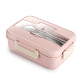 hello word  哈哈哈哈哈  TUUTH Microwave Lunch Box Wheat Straw Dinnerware Food Storage Container Children Kids School Office Portable Bento Box