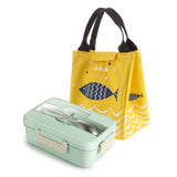 hello word  哈哈哈哈哈  TUUTH Microwave Lunch Box Wheat Straw Dinnerware Food Storage Container Children Kids School Office Portable Bento Box