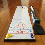 Table Top Curling Game Quality Tabletop Curling Game-Compact Curling Board Game Mini Table Games for Family School Travel Play