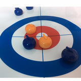 Table Top Curling Game Quality Tabletop Curling Game-Compact Curling Board Game Mini Table Games for Family School Travel Play