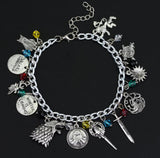 The Nightmare Before Christmas Charm Bracelet Jack Skeletron Sally Zero Anime