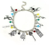 The Nightmare Before Christmas Charm Bracelet Jack Skeletron Sally Zero Anime