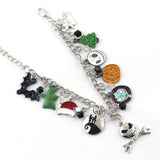 The Nightmare Before Christmas Charm Bracelet Jack Skeletron Sally Zero Anime