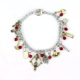The Nightmare Before Christmas Charm Bracelet Jack Skeletron Sally Zero Anime