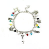 The Nightmare Before Christmas Charm Bracelet Jack Skeletron Sally Zero Anime