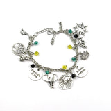 The Nightmare Before Christmas Charm Bracelet Jack Skeletron Sally Zero Anime