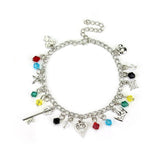 The Nightmare Before Christmas Charm Bracelet Jack Skeletron Sally Zero Anime