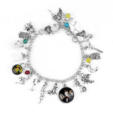 The Nightmare Before Christmas Charm Bracelet Jack Skeletron Sally Zero Anime