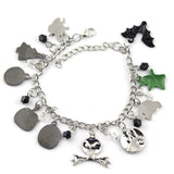 The Nightmare Before Christmas Charm Bracelet Jack Skeletron Sally Zero Anime