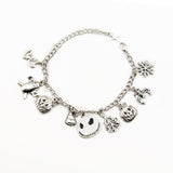 The Nightmare Before Christmas Charm Bracelet Jack Skeletron Sally Zero Anime
