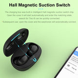 Tiso i6 dual mode wireless earphones touch control seamless Bluetooth 5.0 headphone noise cancelling Mic 3D TWS stereo headset