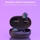 Tiso i6 dual mode wireless earphones touch control seamless Bluetooth 5.0 headphone noise cancelling Mic 3D TWS stereo headset