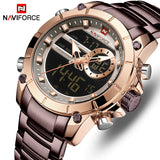 dasda  Top Brand Men Watches NAVIFORCE Fashion Luxury Quartz Watch Mens Military Chronograph Sports Wristwatch Clock Relogio Masculino