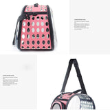Transparent Cat Dog Carrier Bag Space Capsule Foldable Breathable Pet Travel Bag Outdoor Backpack Puppy Travel Carrying Handbag