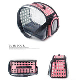 Transparent Cat Dog Carrier Bag Space Capsule Foldable Breathable Pet Travel Bag Outdoor Backpack Puppy Travel Carrying Handbag