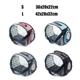 Transparent Cat Dog Carrier Bag Space Capsule Foldable Breathable Pet Travel Bag Outdoor Backpack Puppy Travel Carrying Handbag