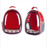 Travel Dog Cat Backpack Puppy Carrying Cage Five Colors Portable Pet Cat Carrier Transparent Capsule Breathable Cat Bag Outdoor