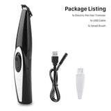 dasda  USB Rechargeable Dog Cat Foot Hair Trimmer Pet Grooming Tool Mini Electrical Hair Clipper Shaving Trimming Machine Built-in batt