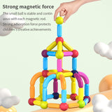 Kids Magnetic Construction Set Magnetic Balls Stick Building Blocks Montessori Educational Toys For Children Gift