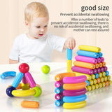 Kids Magnetic Construction Set Magnetic Balls Stick Building Blocks Montessori Educational Toys For Children Gift