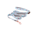 Unique Style Paws Dog or Cat Collar or Leash Set Pink Flamingo with Pure Cotton Bows for Pets