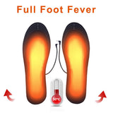 Unisex Winter Warmer Foot USB Charging Electric Heated Insoles For Shoes Heating Insole Boots Cuttable Rechargeable Heater Pads